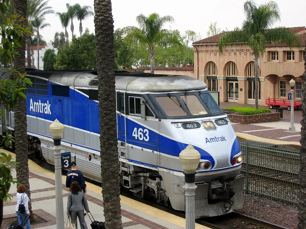 Santa Fe Depot in Fullerton, California